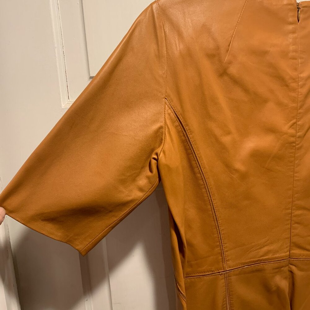 Stills~ Genuine Leather Dress - Picture 9 of 16